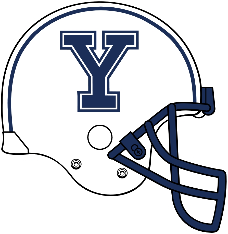 Yale Bulldogs 2000-Pres Helmet Logo vinyl decal